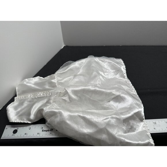 Elegant White Satin & Tulle Doll Dress By Funrise Toy Corp. - Picture 4 of 7